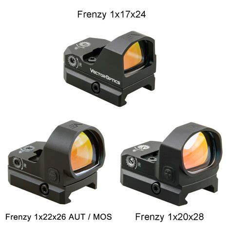 Vector Optics Frenzy Red Dot Pistol Sight Waterproof 1X20X28 3 MOA Dot