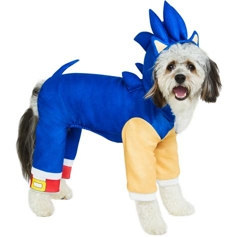 Sonic The Hedgehog Plush Dog Costume with Hood