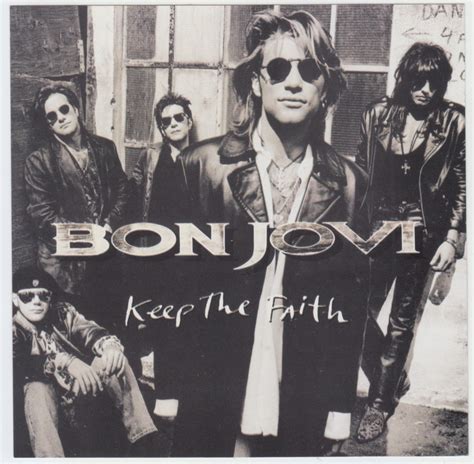 Bon Jovi Keep The Faith Single” 1of2 Cduk1992 Redbanks Bon