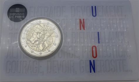 Frankreich 2 Euro 2020 Medizinische Forschung Union 2 Coincard