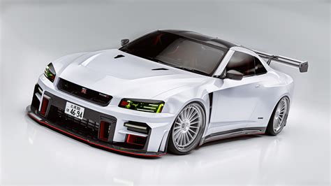 White Night (Nissan Skyline R36 Visualization) on Behance