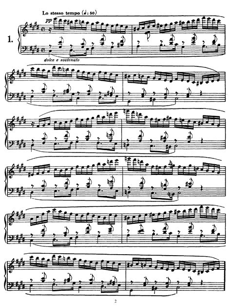 Fauré Gabriel Theme and Variations Op 73 for Piano Free Sheet