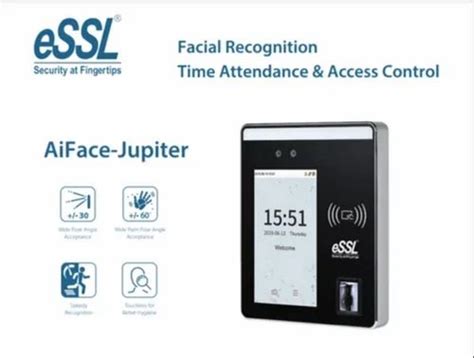 Face Recognition ESSL AiFace Jupiter Attendance Machine For Office At