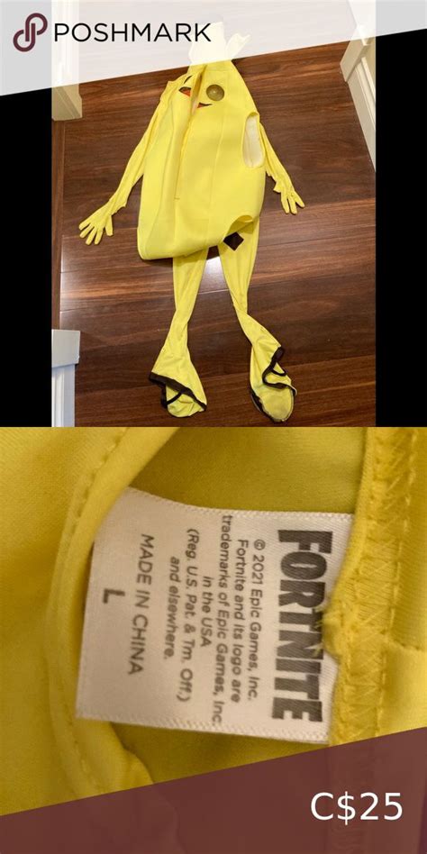 Fortnite Banana Peely Halloween Costume (child large) in 2022 ...