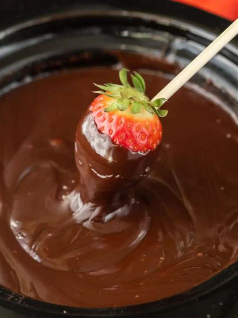 Crock Pot Chocolate Fondue Recipe Eating On A Dime