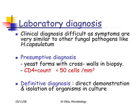 PPT - Opportunistic Mycoses & Miscellaneous Mycoses PowerPoint Presentation - ID:3862366