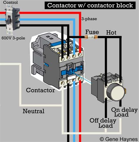 4 Pole Contactor Wiring Diagram Lights