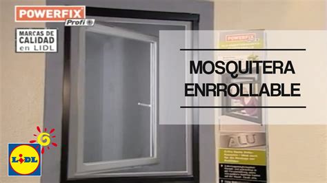 Mosquitera Enrollable De Aluminio Para Ventana Lidl Espa A Youtube