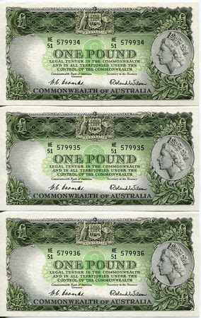 Australian Banknotes Australian Pre Decimal Banknotes One Pound