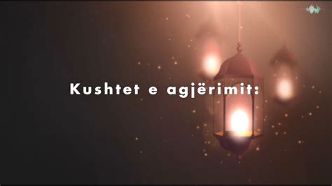 Kushtet E Agjerimit Youtube