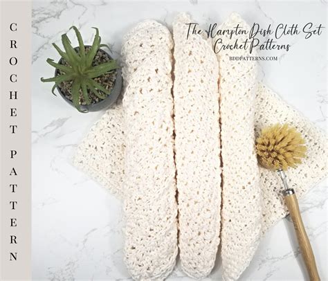 Easy Crochet Pattern Crochet Washcloth Fast Crochet - Etsy