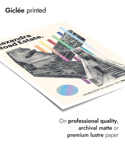 Alexandra Road Estate | Mid-century | Framed Prints & Posters – Animato