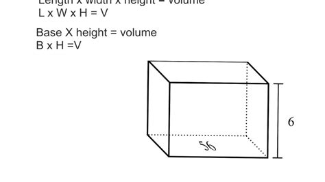 Finding Volume Using B X H V Youtube