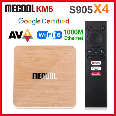 Mecool Dispositivo De TV Inteligente KM6 Decodificador Con Android 10