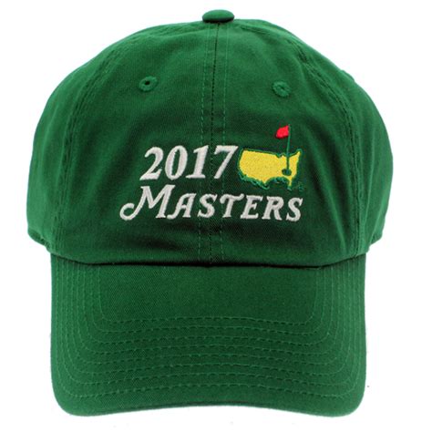 Masters 2017 Collection - 2017 Dated Masters Green Big Logo Caddy Hat