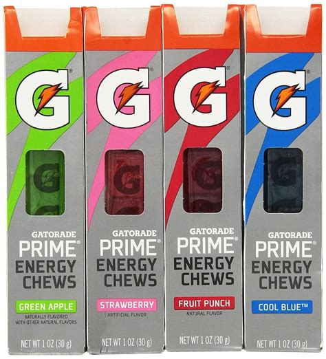 Gatorade Prime Energy Chews — Snackathon Foods