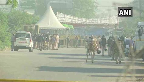 Delhi: Security tightened at Singhu border ahead of protest to mark six months of anti-farm laws ...