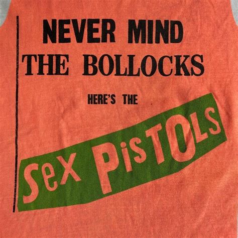 Vintage Sex Pistols Never Mind The Bollocks Sh Gem