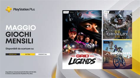 Giochi Mensili Di Maggio Su PlayStation Plus GRID Legends Chivalry 2