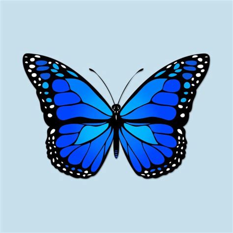 Blue Butterfly By Gavila Mariposas Monarca Dibujo Arte De Lienzo