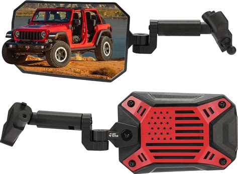 Amazon Joytutus Red Mirrors Doors Off Compatible With Wrangler Jl