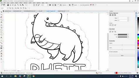 Corel Draw Tips And Tricks Outline Around An Object Youtube