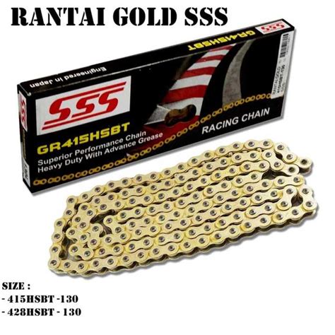 Rantai Sss 415 130 Hsbt Gold Lazada Indonesia