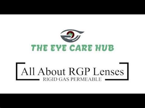 All About Speciality Contact Lenses Rgps YouTube