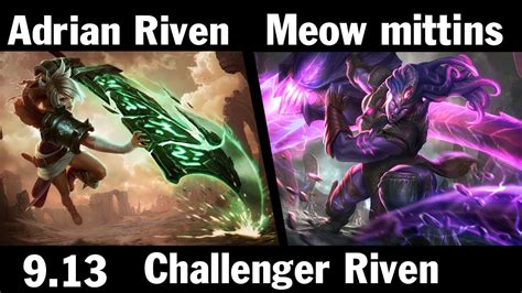 [ Adrian Riven Riven Vs Illaoi [ Meow Mittins ] Top Leveling New