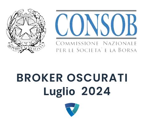 Broker Abusivi Bloccati Da Consob A Luglio