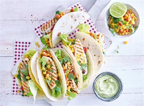 Mexicaanse Taco Wrap Met Gegrilde Kiphaasjes Recept Allerhande