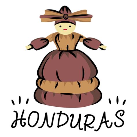 Tusa Puppe Honduras Illustration PNG Und SVG Design Für T Shirts