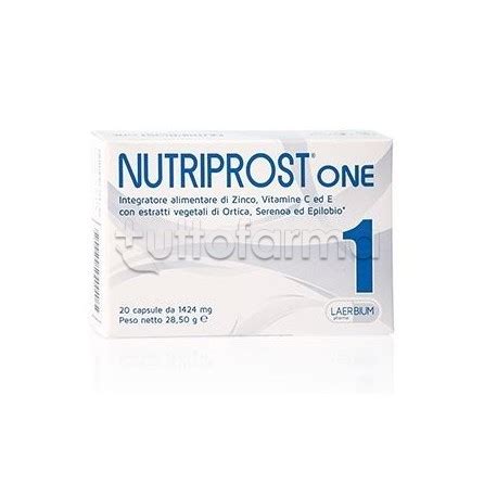 Nutriprost One Integratore Ricostituente Per Uomo Capsule Tuttofarma