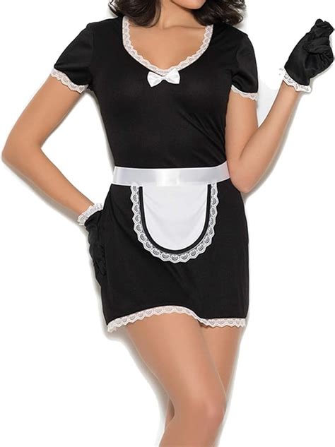 Hot Spot Sexy French Maid Adult Roleplay Costume Amazon Ca Clothing