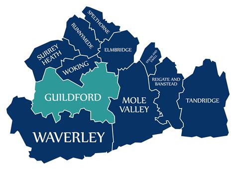 Guildford Council Map Fuller Long