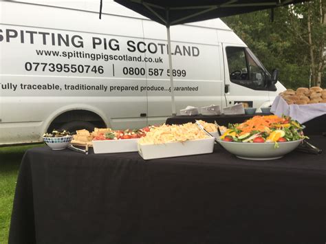 Hog Roast Bieldside Busy Weekend Spitting Pig Scotland