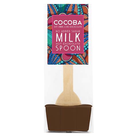 Cocoba Sugar Free Milk Chocolate Hot Chocolate Spoons X G Costco UK