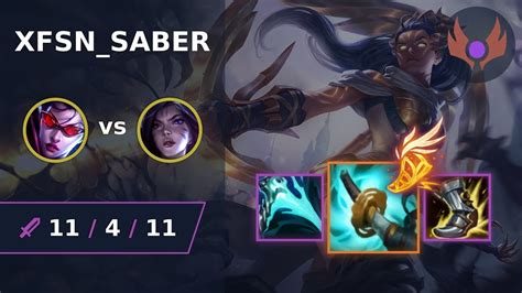 XFSN Saber Vayne Vs Kai Sa NA MASTER LOL Season 2024 YouTube