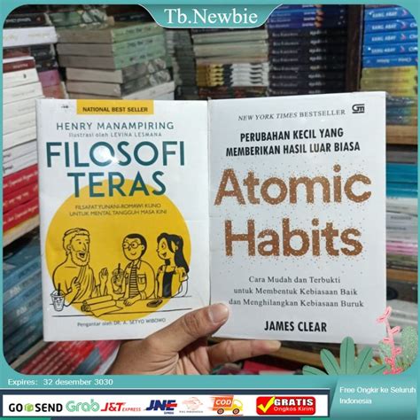 Jual Paket Buku Filosofi Teras Atomic Habits Shopee Indonesia