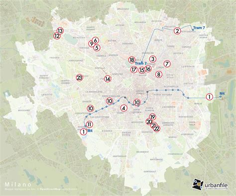 Mappa Milano Totale Interventi Urbanfile