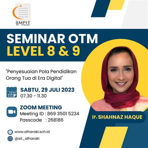 Seminar Otm Level Penyesuaian Pola Pendidikan Orang Tua Di Era