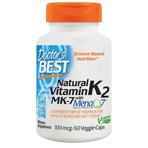 Doctor S Best Mk 7 Vitamin K2 100mcg Veggie Capsules Walgreens