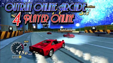 Outrun Online Arcade 4 Player Online Route D YouTube