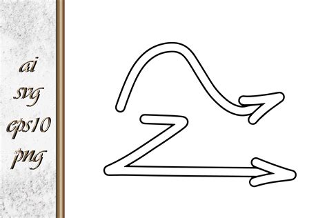 Doodle Arrow Clip Art Png