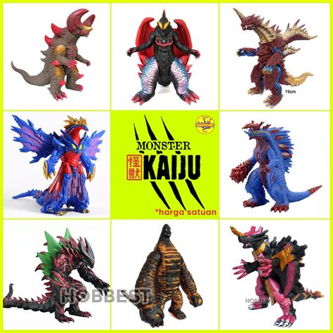 Jual Kaiju Monster Ultraman Action Figure Miniatur Pajangan Mainan