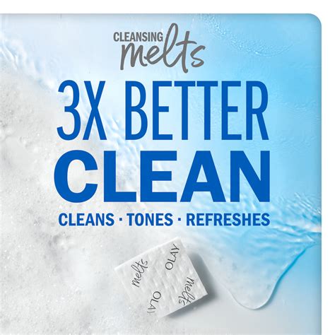 Olay Cleansing Melts Hyaluronic 32 Count