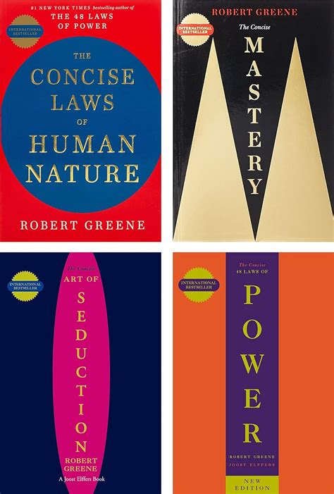 Books Set By Robert Greene The Concise Laws Of Human Nature The