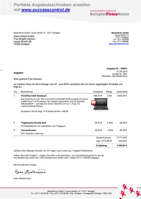 Angebotsschreiben Mit Microsoft Office Inkl Angebotsverwaltung CRM