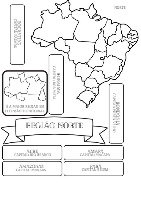 KIT DE LAPBOOKS DAS 5 REGIÕES BRASILEIRAS – Atividades Interativas ...