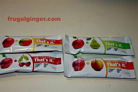 That's It Fruit Bars Review - The Frugal Ginger